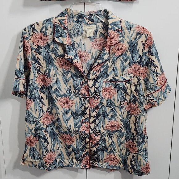 Cynthia Rowley Sleepwear Set Size M Multicolor Pajama Floral - Picture 1 of 7